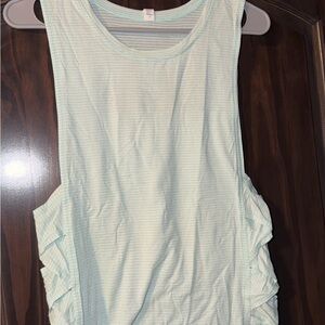 Lululemon Sleeveless Woven Side Tank Top - Light Mint